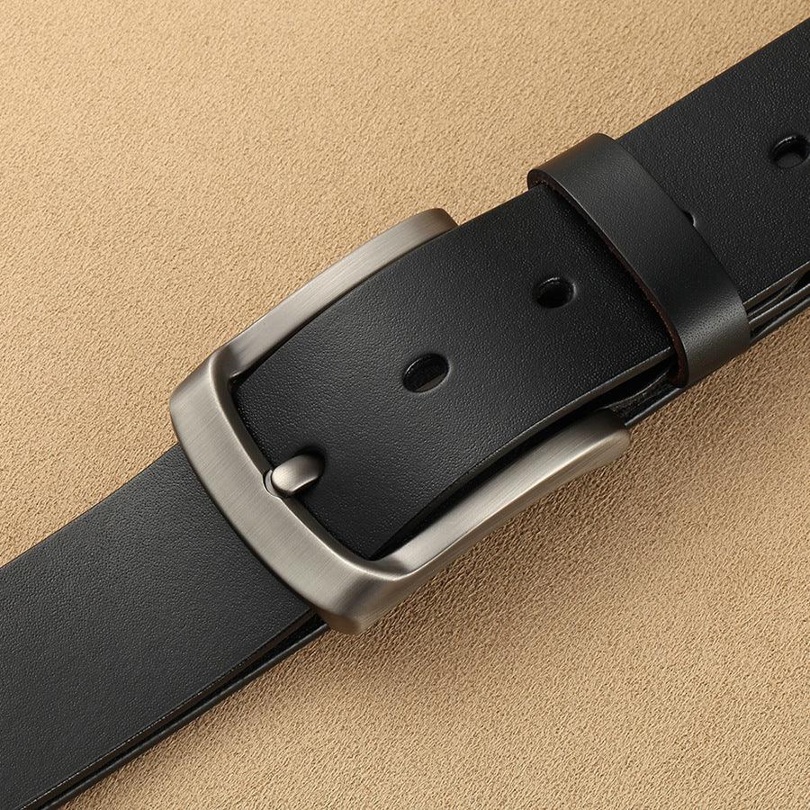 Timeless Class - Pure Leather Pin Buckle Belt - Your-Look