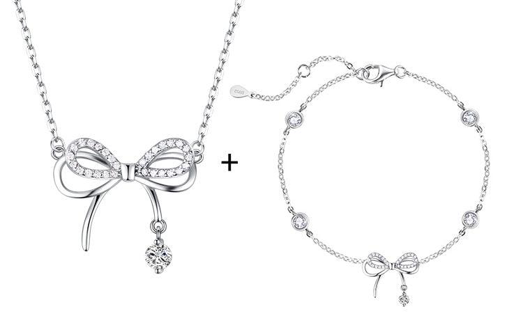 Graceful Flutter: 925 Sterling Silver Butterfly Dream Jewellery Set - Your-Look