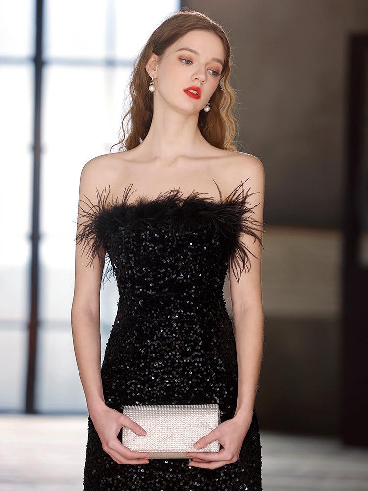 Graceful Glamour: Off-Shoulder Banquet Evening Dress for Women - Your-Look