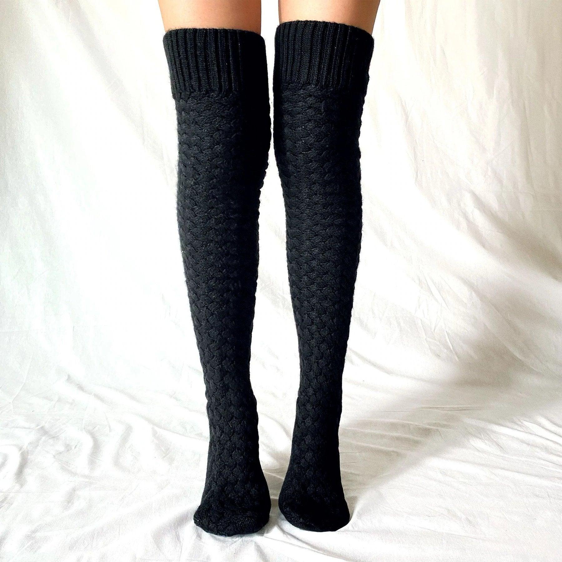 Indoor Home Wool Keep Warm Knee Pads Room Socks - Your-Look