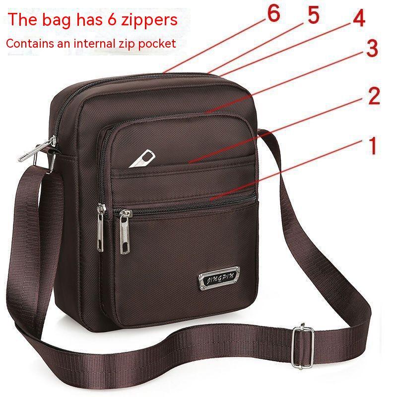 Large Capacity Multi-layer Waterproof Shoulder Crossbody Bag: Your Ultimate Travel Companion - Your-Look