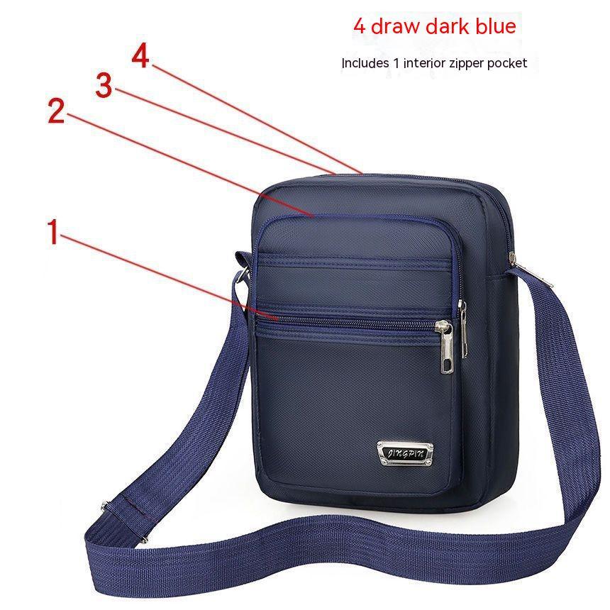 Large Capacity Multi-layer Waterproof Shoulder Crossbody Bag: Your Ultimate Travel Companion - Your-Look