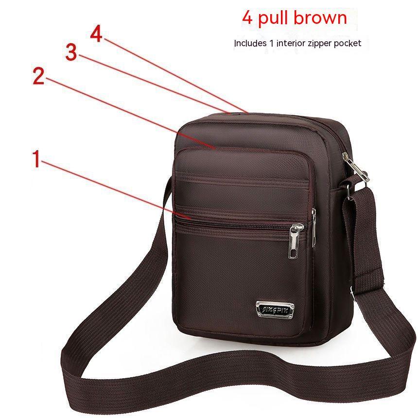 Large Capacity Multi-layer Waterproof Shoulder Crossbody Bag: Your Ultimate Travel Companion - Your-Look