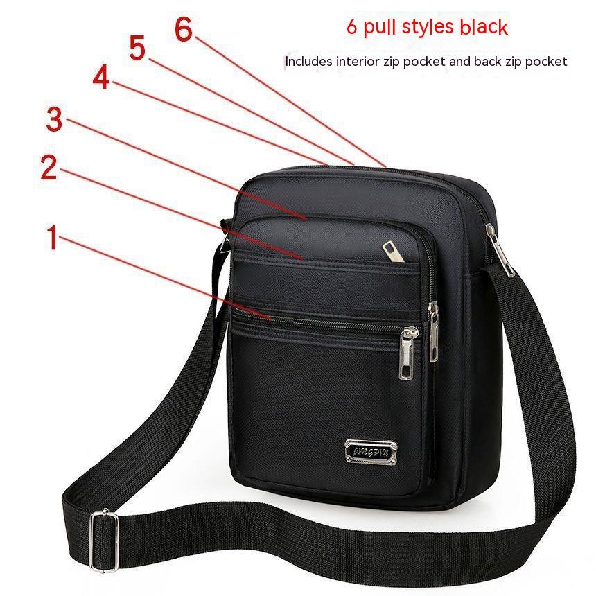 Large Capacity Multi-layer Waterproof Shoulder Crossbody Bag: Your Ultimate Travel Companion - Your-Look