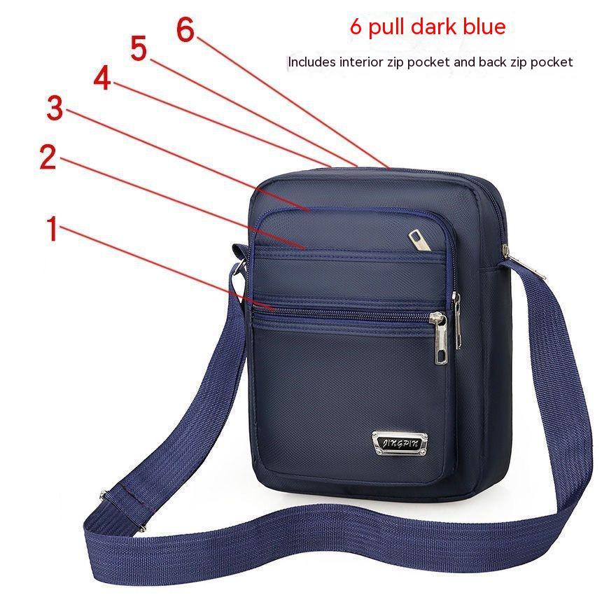 Large Capacity Multi-layer Waterproof Shoulder Crossbody Bag: Your Ultimate Travel Companion - Your-Look