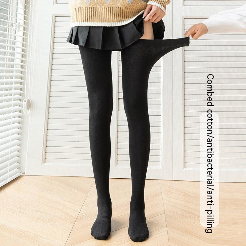 Lengthened Overknee Plus-sized Silicone Non-slip High-top Cotton Socks