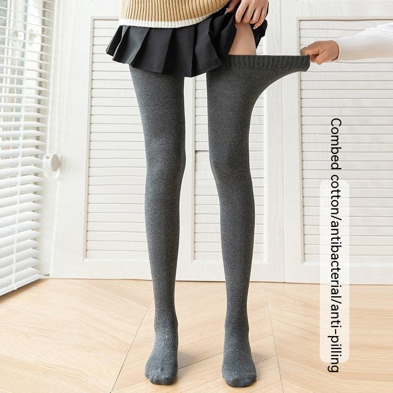 Lengthened Overknee Plus-sized Silicone Non-slip High-top Cotton Socks - Your-Look