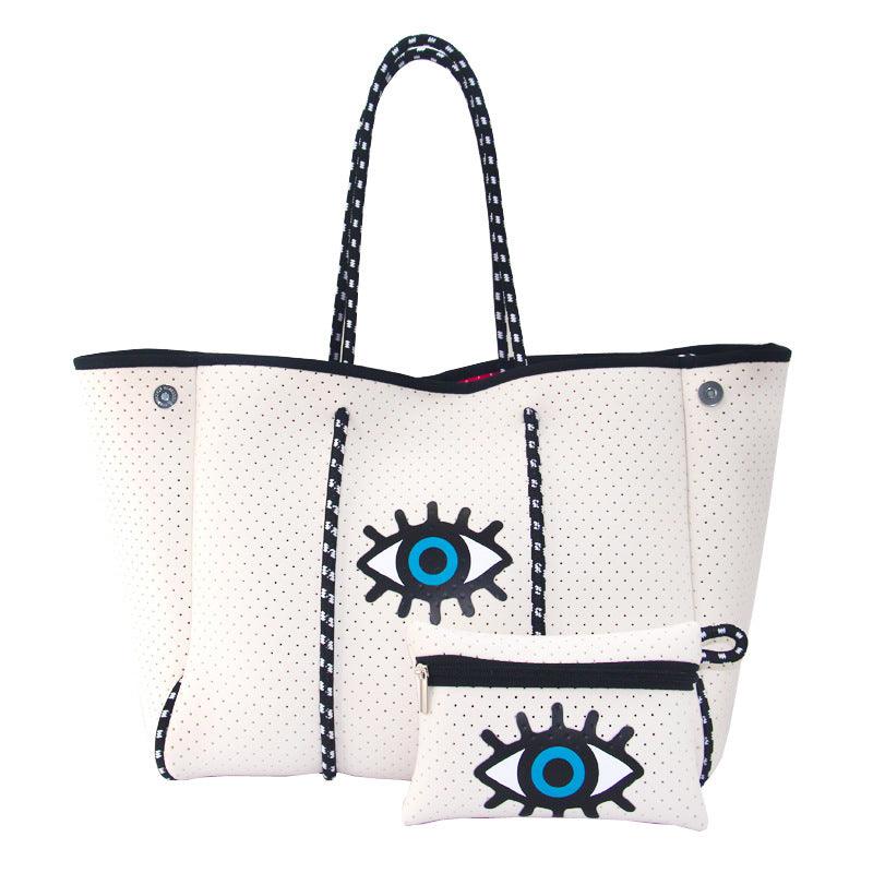 Leopard Print Portable Beach Bag