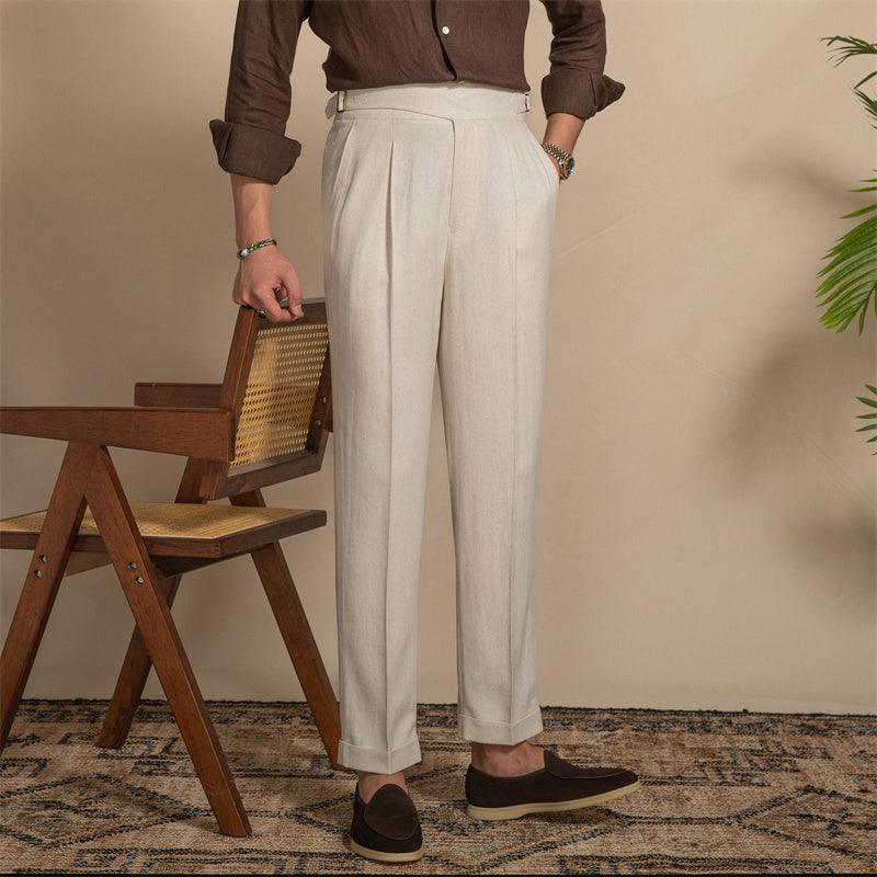 Light Drape Breathable Silhouette Casual Western Pants High Waist - Fashion - Your-Look