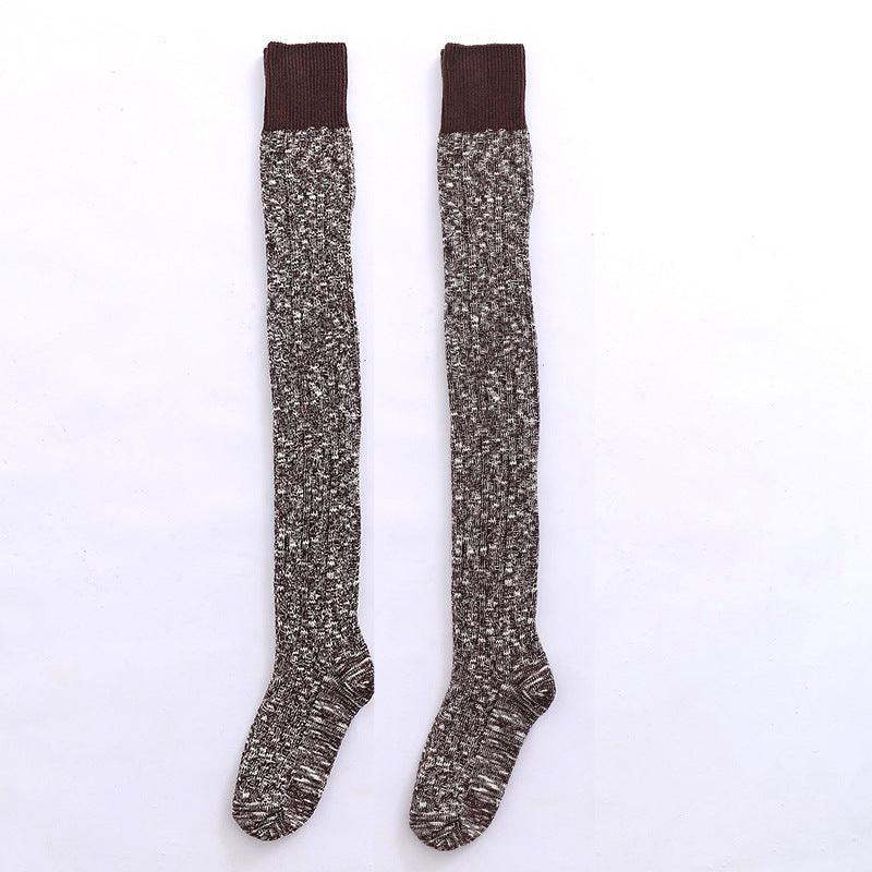 Long High Tube Knee Length Cotton Socks Keep Women Warm And Slim - Your-Look
