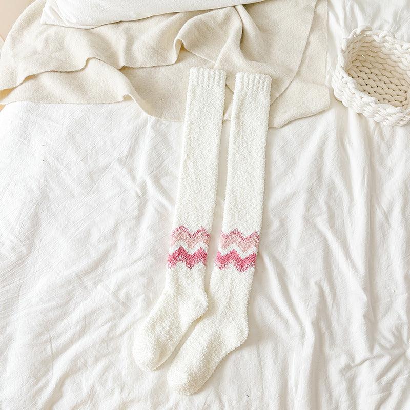 Long Tube Warm Keeping Floor Sleep Knee Socks - Your-Look