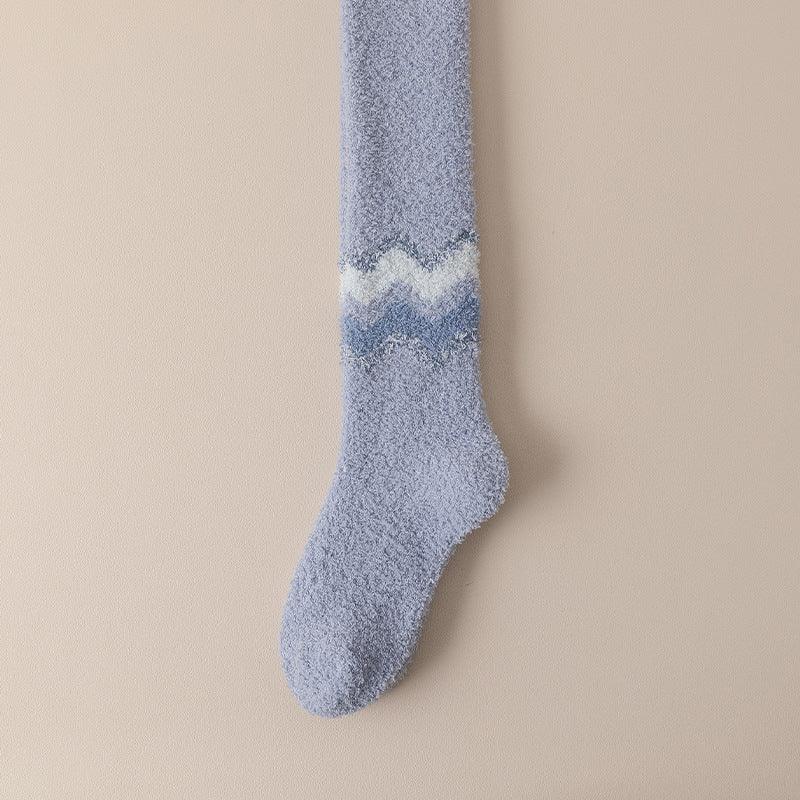 Long Tube Warm Keeping Floor Sleep Knee Socks - Your-Look