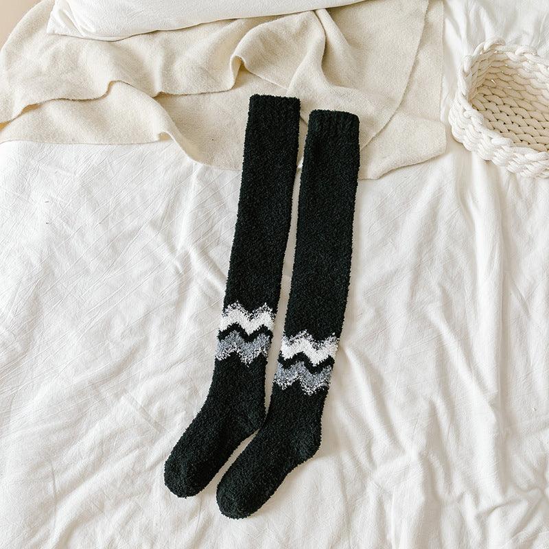 Long Tube Warm Keeping Floor Sleep Knee Socks - Your-Look