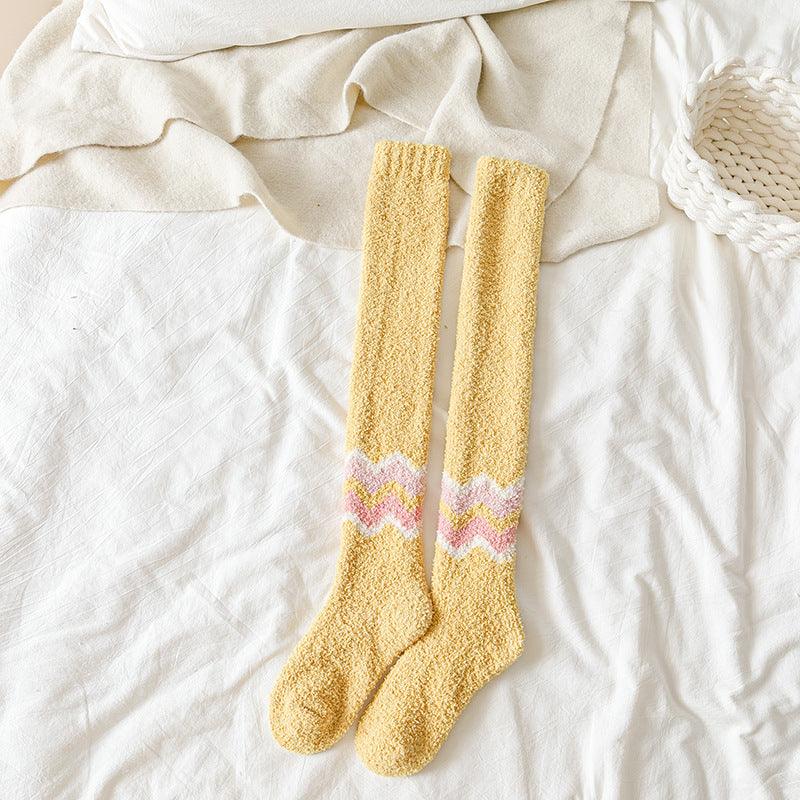 Long Tube Warm Keeping Floor Sleep Knee Socks - Your-Look
