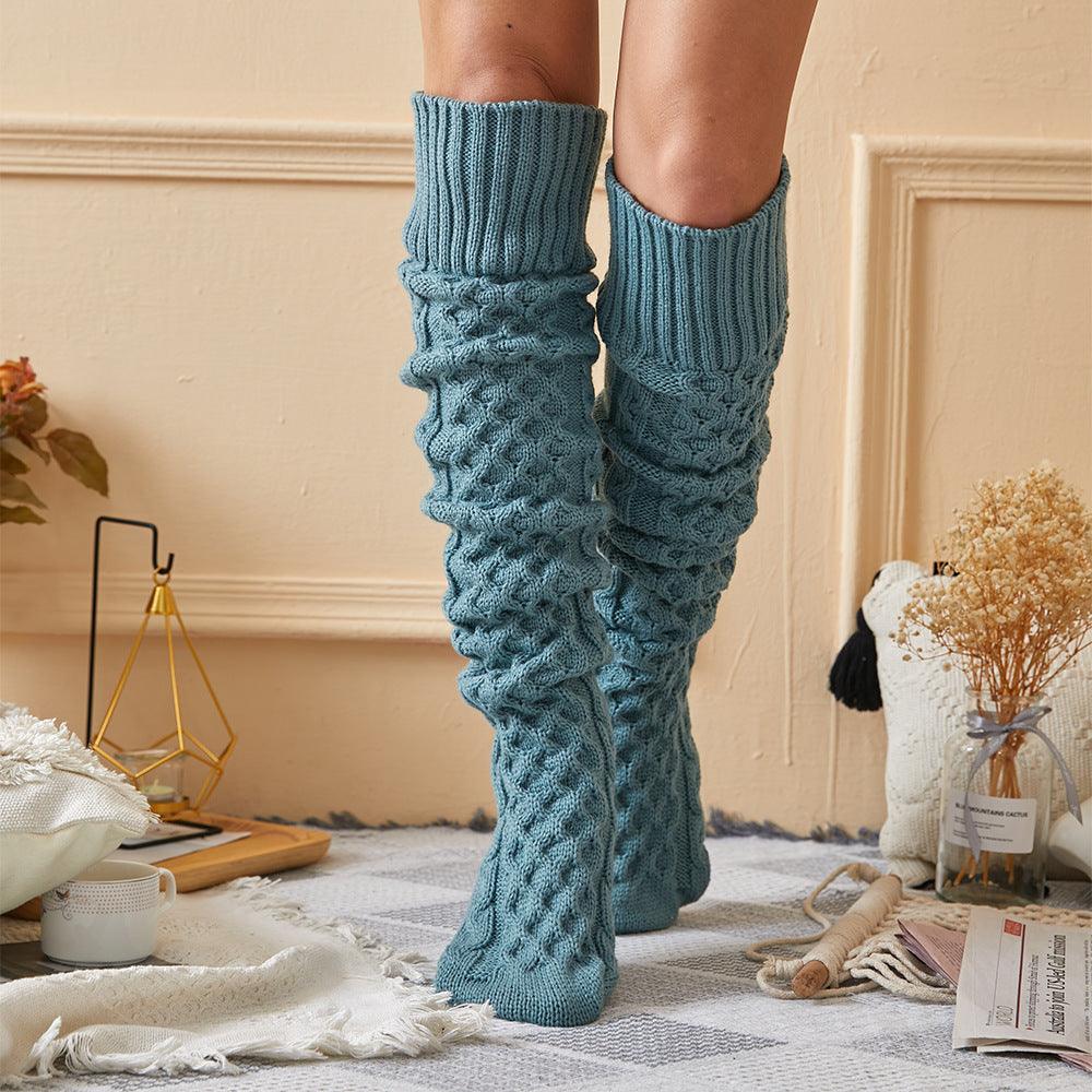 Long Tube Woolen Yarn Socks - Your-Look