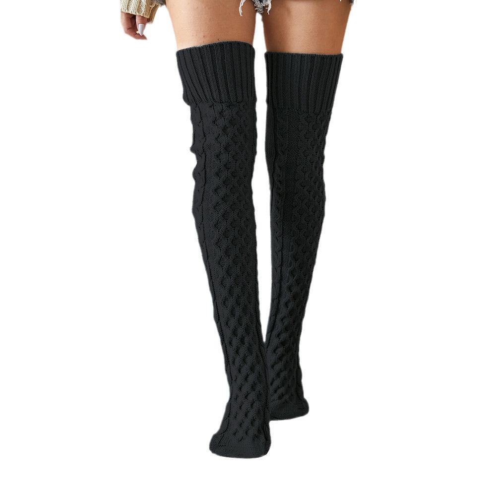 Long Tube Woolen Yarn Socks - Your-Look