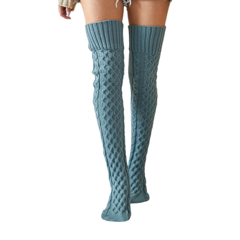 Long Tube Woolen Yarn Socks - Your-Look