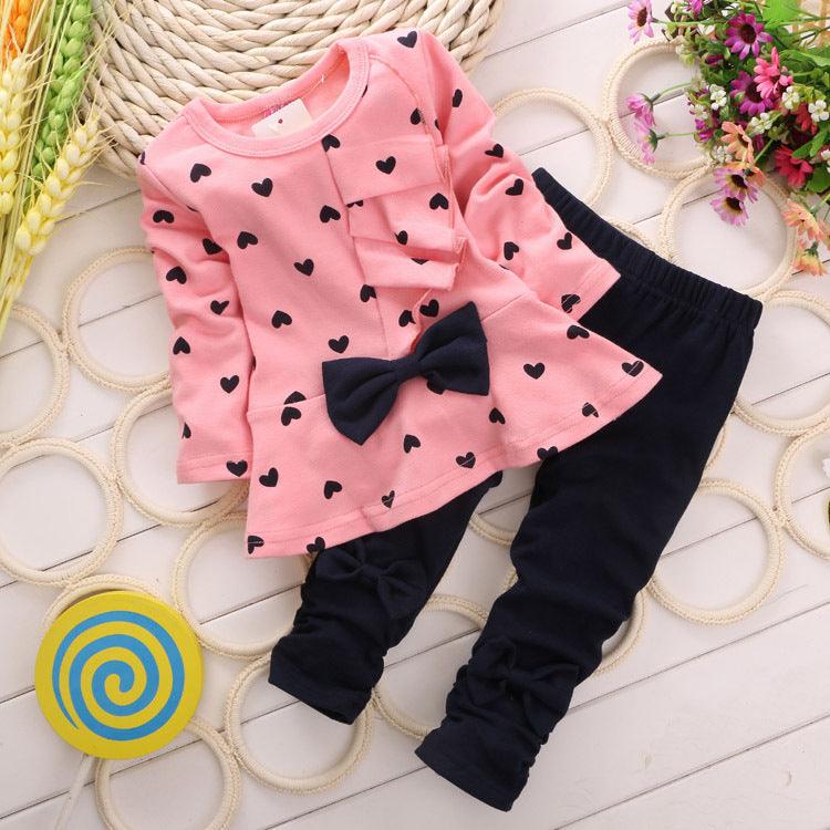 Love bow girl set - - Your-Look
