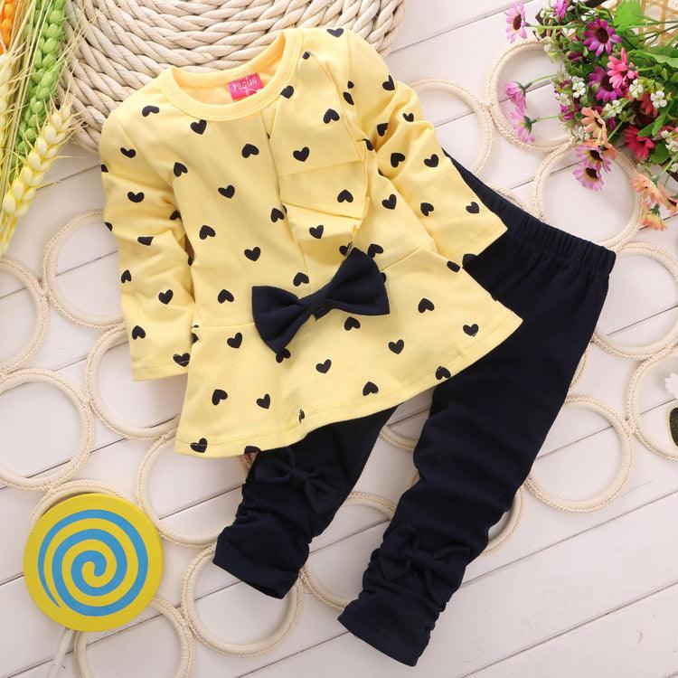 Love bow girl set - - Your-Look