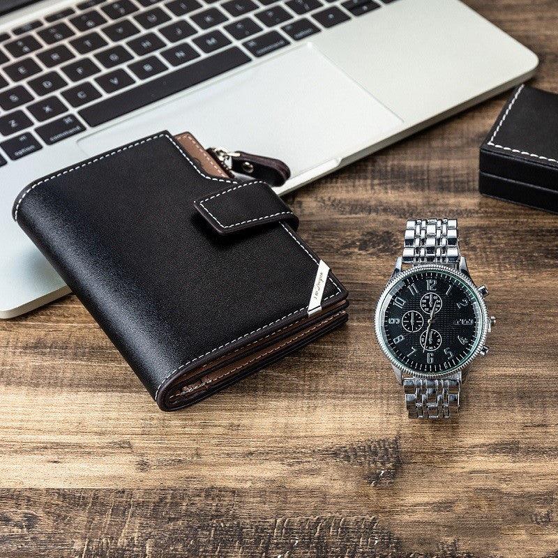 "Executive Elegance" Luxury Business Watch, Leather Bag & Wallet Gift Set for Men - Elevate Your Style with Sophistication - Your-Look