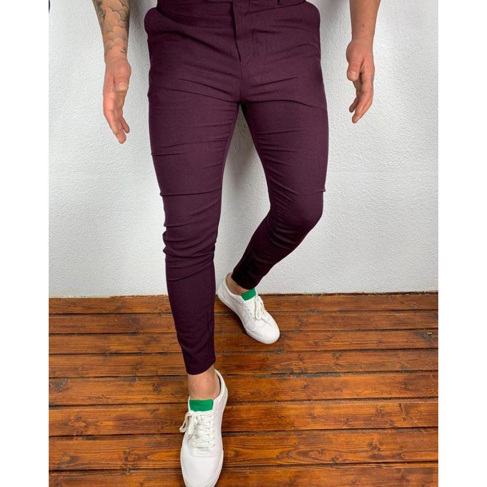 Mens Fashion Solid Color Casual Chaps - Fashion - Your-Look