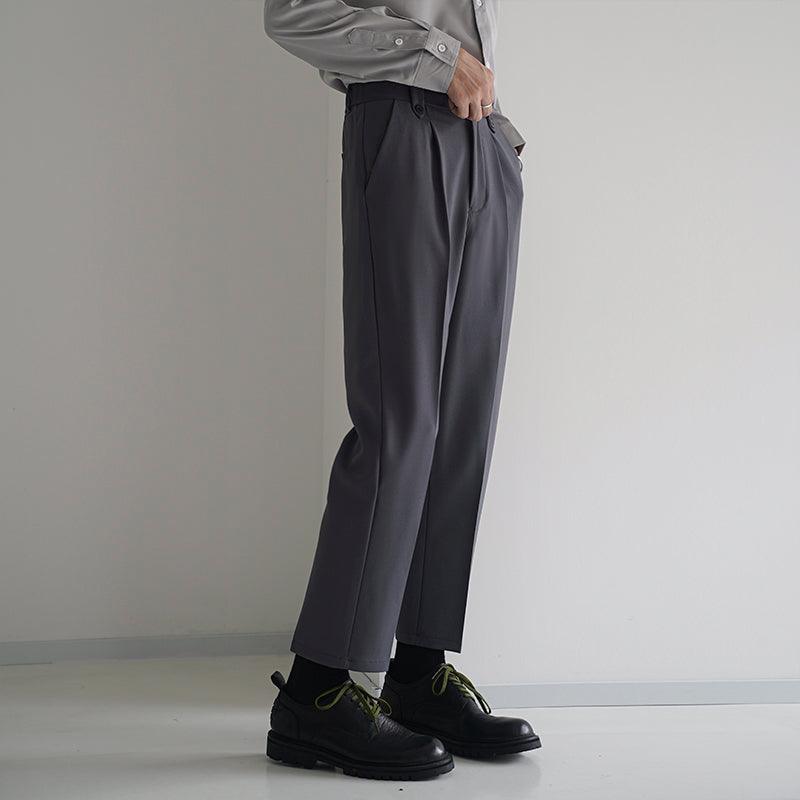 Mens Loose-fitting Casual Straight Nine-quarter Pants - Fashion - Your-Look