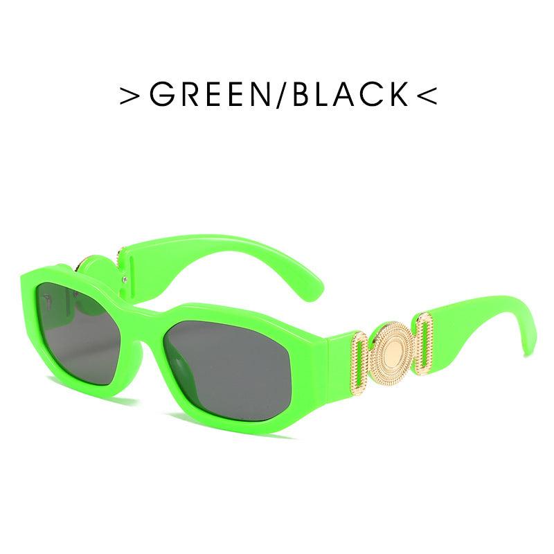Metal Hinged Small Frame Sunglasses Retro Polygon Sunglasses Women Glasses - Your-Look