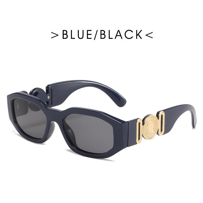 Metal Hinged Small Frame Sunglasses Retro Polygon Sunglasses Women Glasses - Your-Look