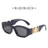 Metal Hinged Small Frame Sunglasses Retro Polygon Sunglasses Women Glasses - Your-Look