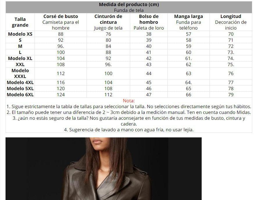 "Effortlessly Chic: Mid-Length Leather Wind Coat for Women&