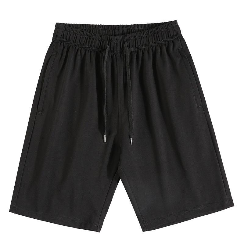 Mid-waist Drawstring Solid Color Youth Shorts - Fashion - Your-Look