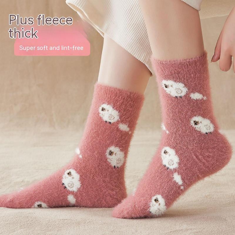 Mink Velvet Socks Women&