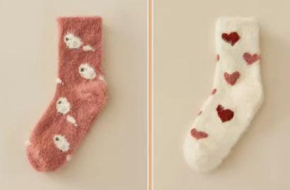 Mink Velvet Socks Women&