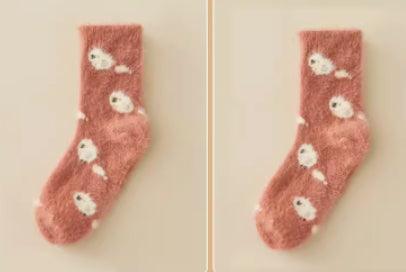 Mink Velvet Socks Women&