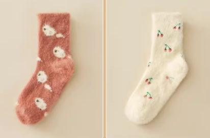 Mink Velvet Socks Women&