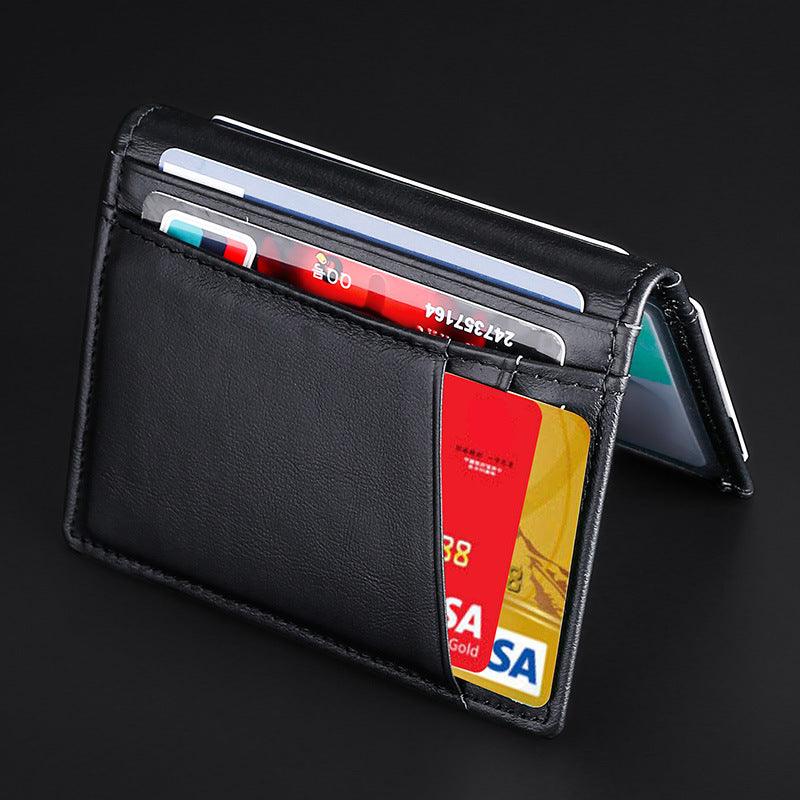 "Guardian Shield" Multi-Card Slot RFID Real Cowhide Bank Card Holder ID Holder - Protect Your Essentials in Style - Your-Look