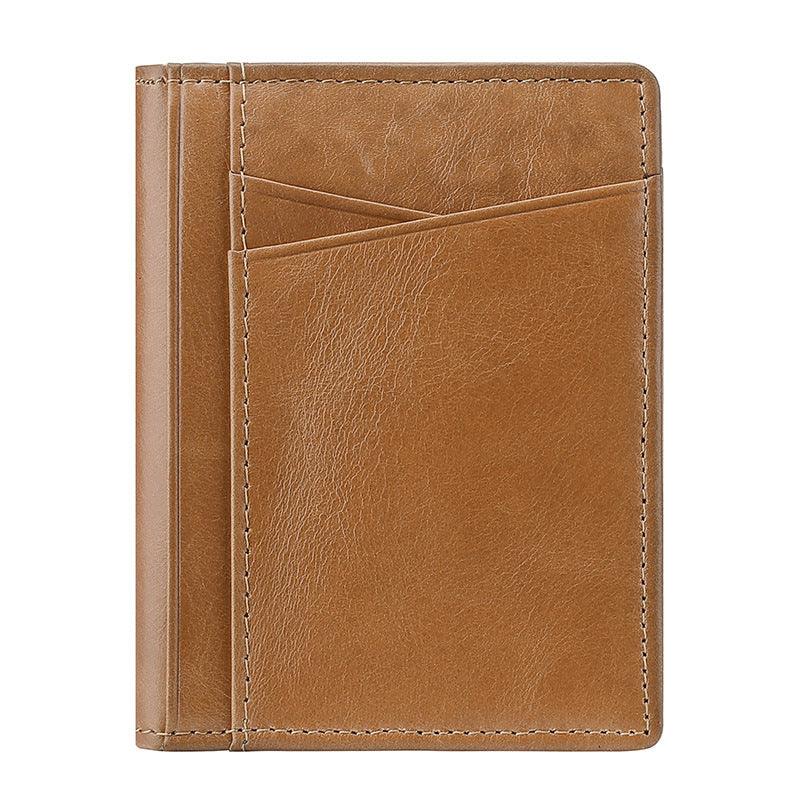 "Guardian Shield" Multi-Card Slot RFID Real Cowhide Bank Card Holder ID Holder - Protect Your Essentials in Style - Your-Look