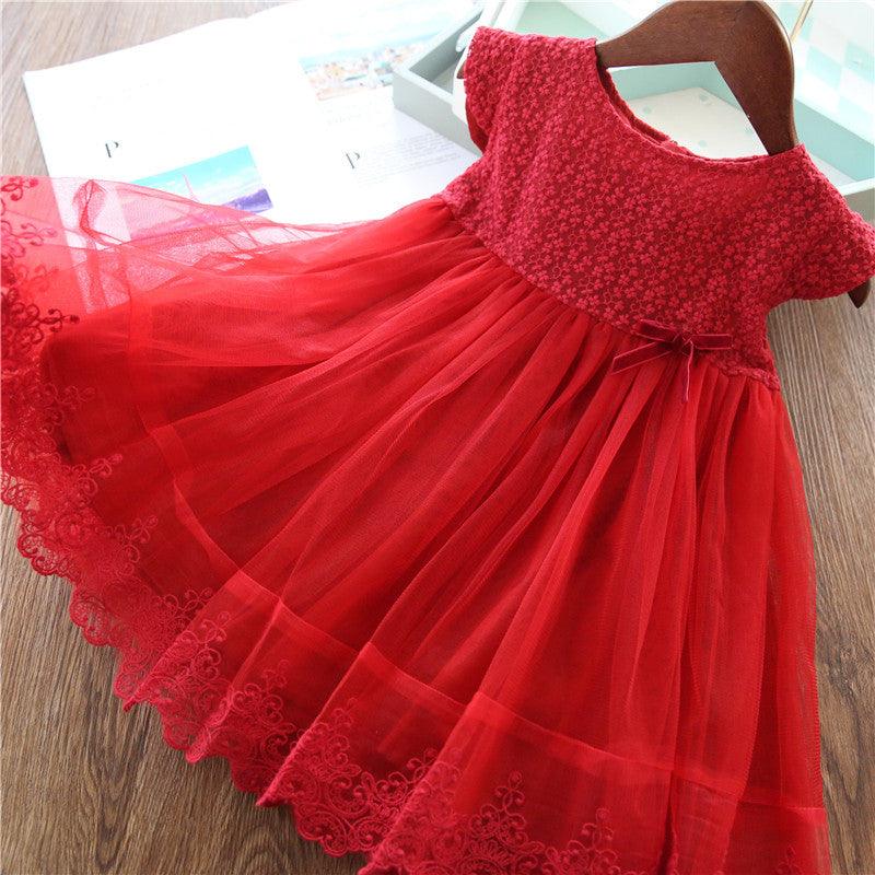 New Brands Dresses Tassel Hollow Out Design Princess Dress Kids Clothes - - Your-Look