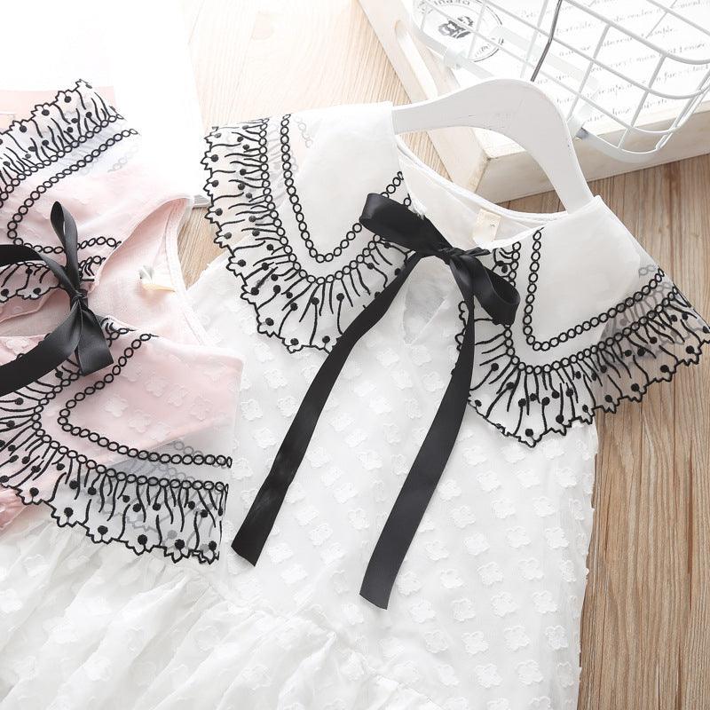 New Brands Dresses Tassel Hollow Out Design Princess Dress Kids Clothes - - Your-Look