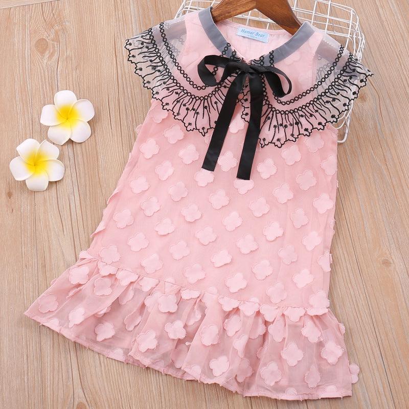 New Brands Dresses Tassel Hollow Out Design Princess Dress Kids Clothes - - Your-Look