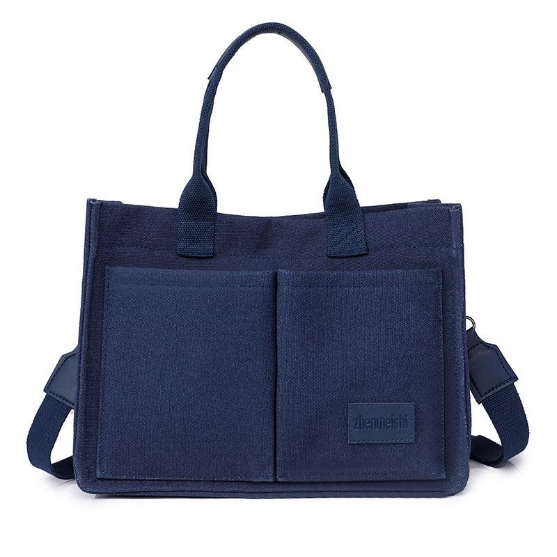 New Canvas Shoulder Bag for Women | Large Capacity Multi-Pocket Handbag | Casual Crossbody Shopper Bag for Students - Your-Look