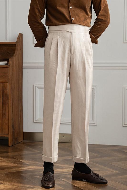 New Gorkha District High Waist Straight Casual Suit Pants Trendy Men - Fashion - Your-Look