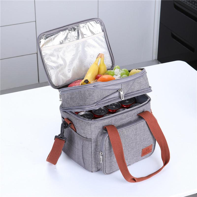 Enjoy Fresh Meals Anywhere with Our Outdoor Picnic Double Insulated Bento Bag - Your-Look