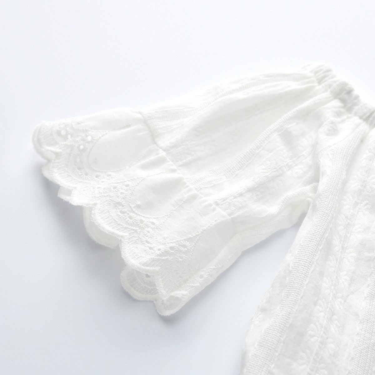 Girls Lace Pearl Jeans Set - - Your-Look