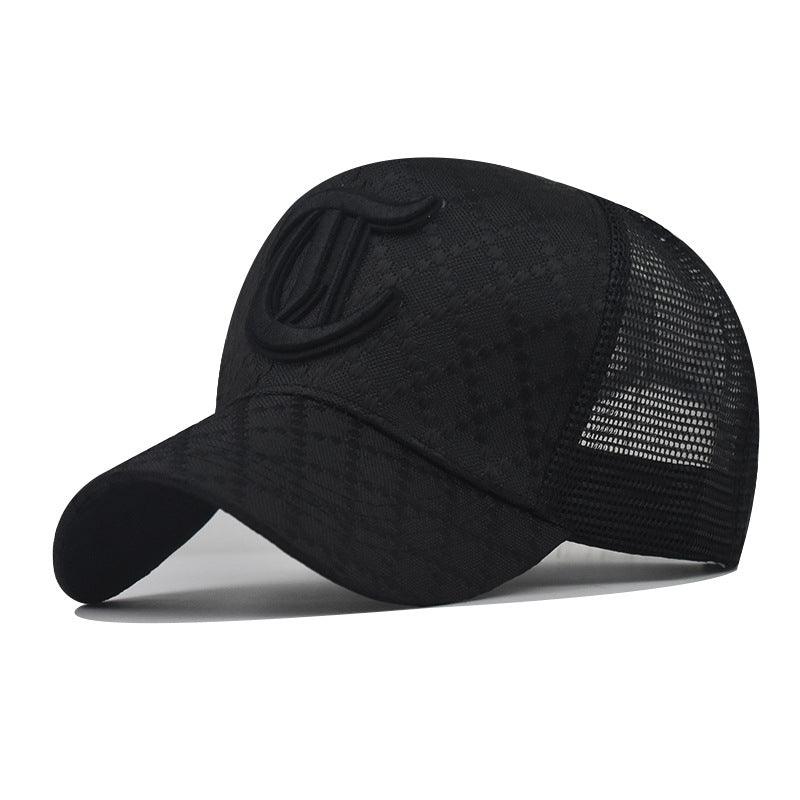 Plaid C Letter Baseball Cap For Men And Women - Fashion - Your-Look