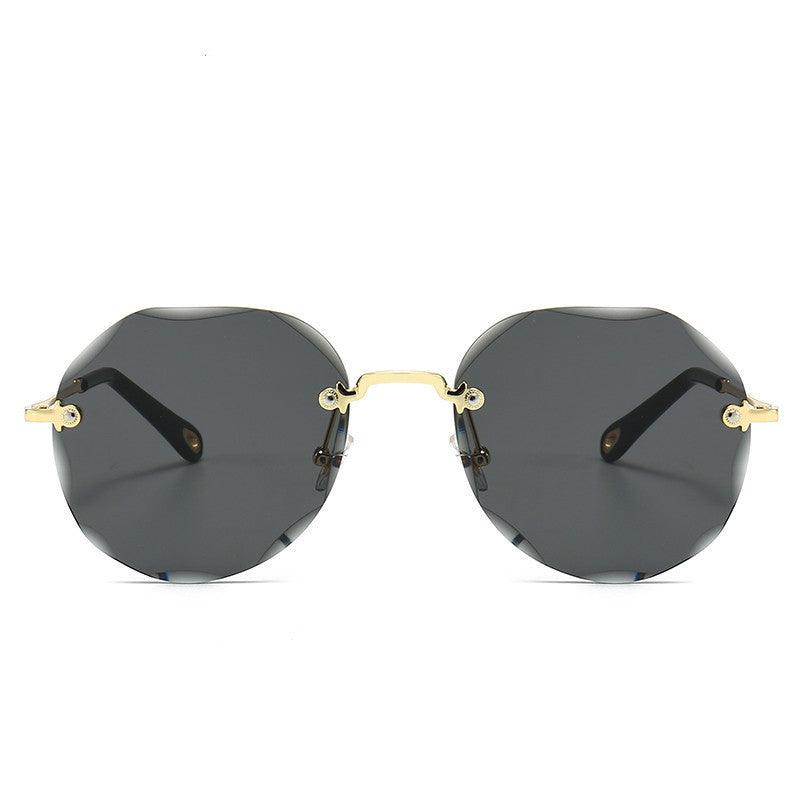Polygonal Sunglasses Women Rimless Trimmed Sunglasses - Fashion - Your-Look