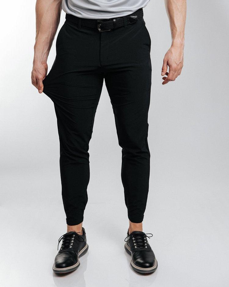 Pure Color Tight Pocket Zipper Casual Slim Fit Narrow Bottom Of A Trouser Leg