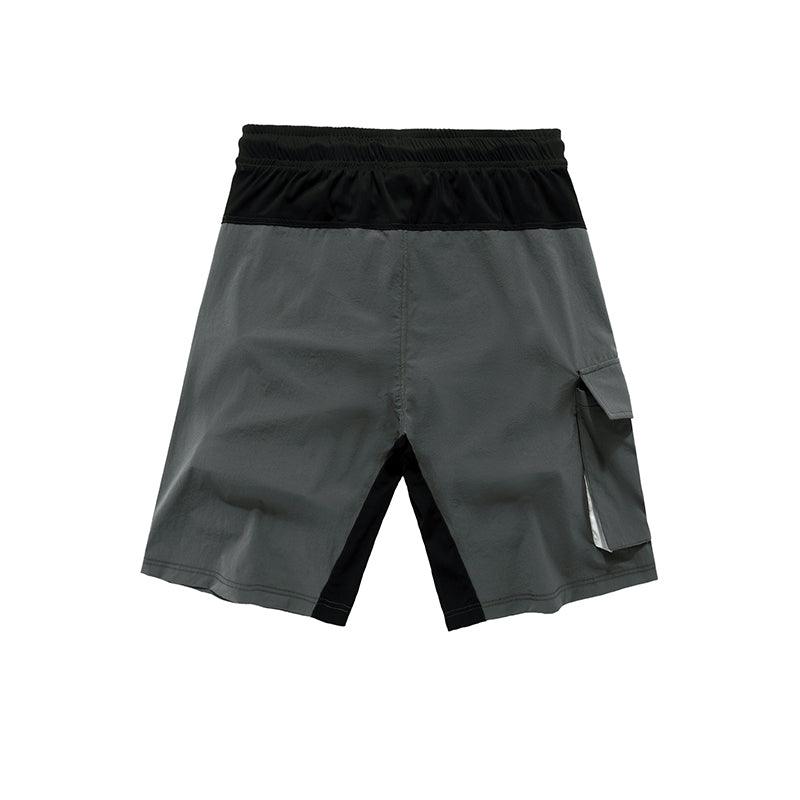 Quick-dry Breathale Solid Thin Cool Elastic Waist Men Pants Zipper Pocket Sports Light Shorts - Fashion - Your-Look