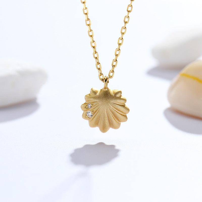 Radiant Fusion: Silver Plated 14K Gold Micro-paved Zircon Necklace - Your-Look