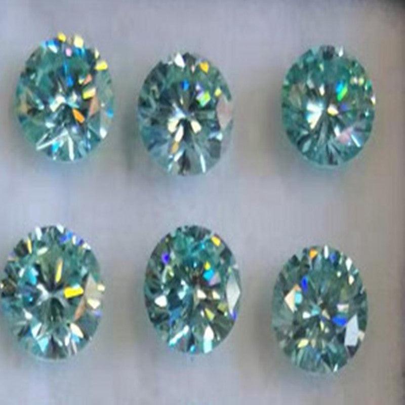 Radiant Glow: 925 Silver Ring with Colored Moissanite Gemstone - Your-Look